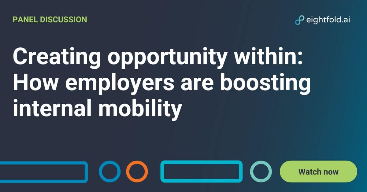 Creating opportunity within: How employers are boosting internal mobility