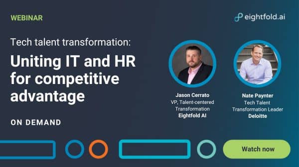 Tech talent transformation: Uniting IT and HR for competitive advantage