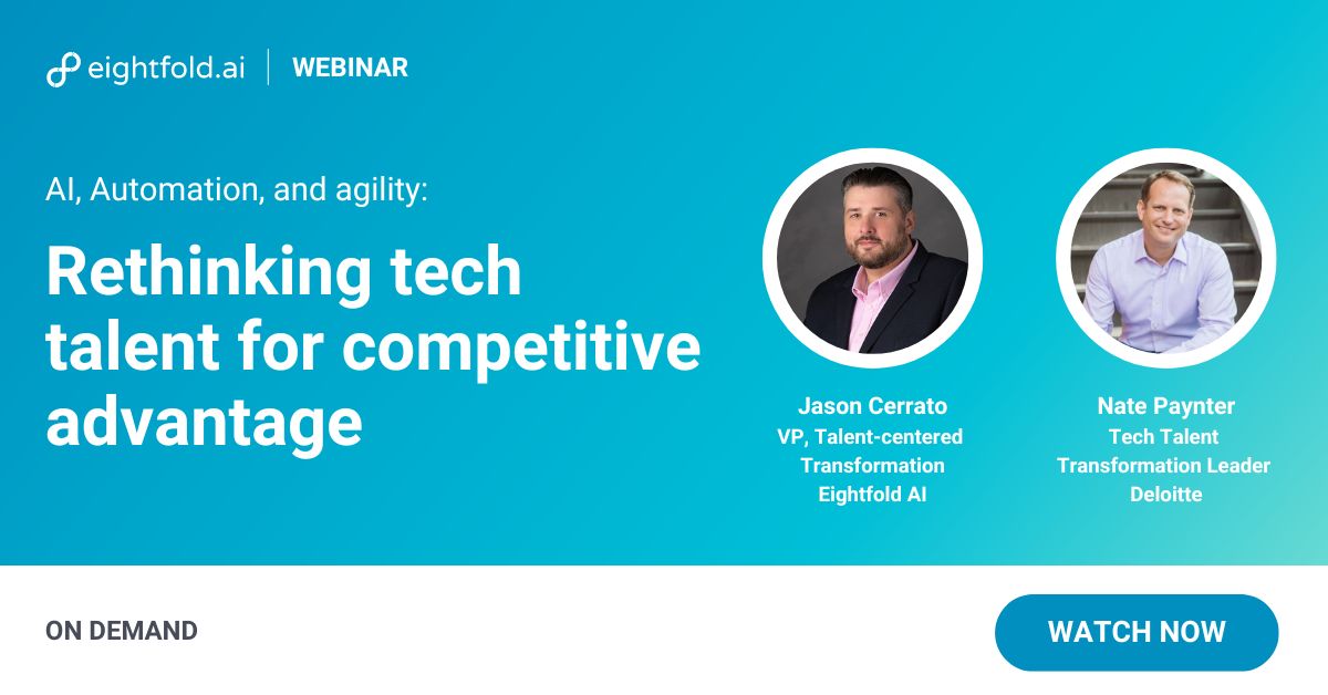 AI, automation, and agility: Rethinking tech talent for competitive advantage