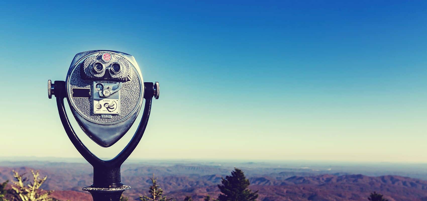 Coin-operated binoculars; worker-focused hiring concept