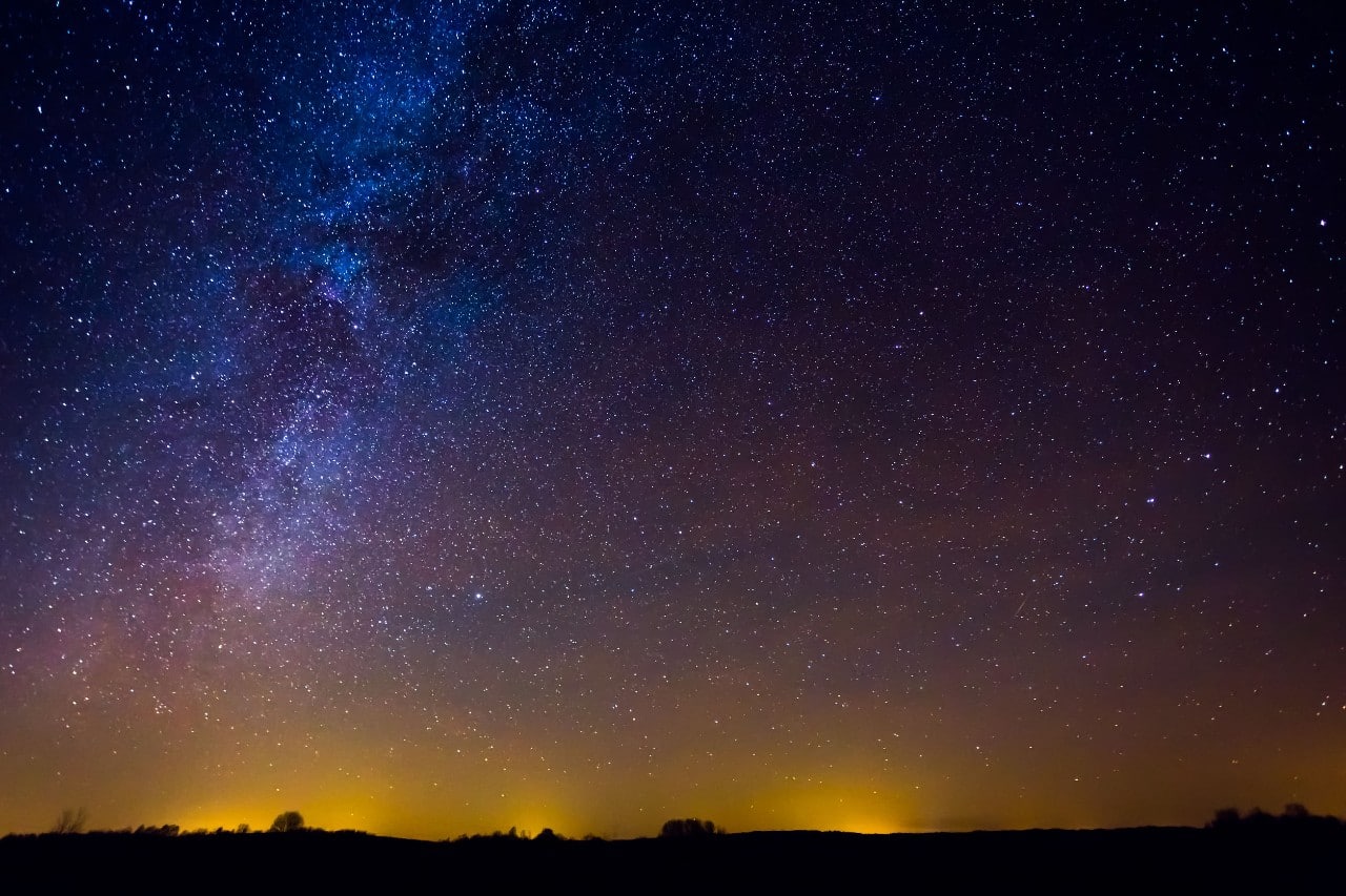 stars over the night sky; nontraditional candidates concept