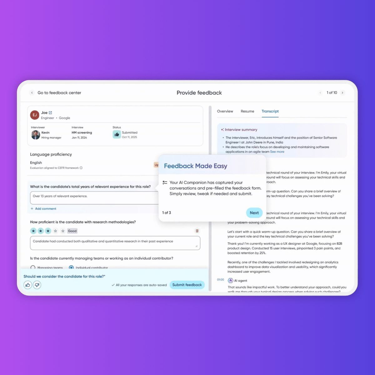 AI Interview Companion