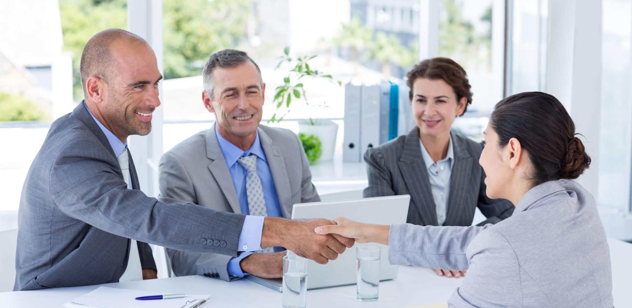 Blog Image: Interview panel listening to applicant in the office