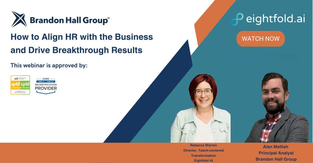 How to align HR with the business and drive breakthrough results
