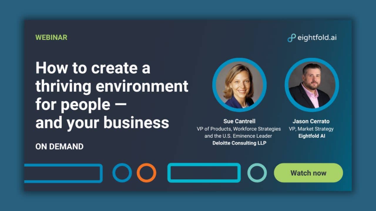 How to create a thriving environment for people — and your business